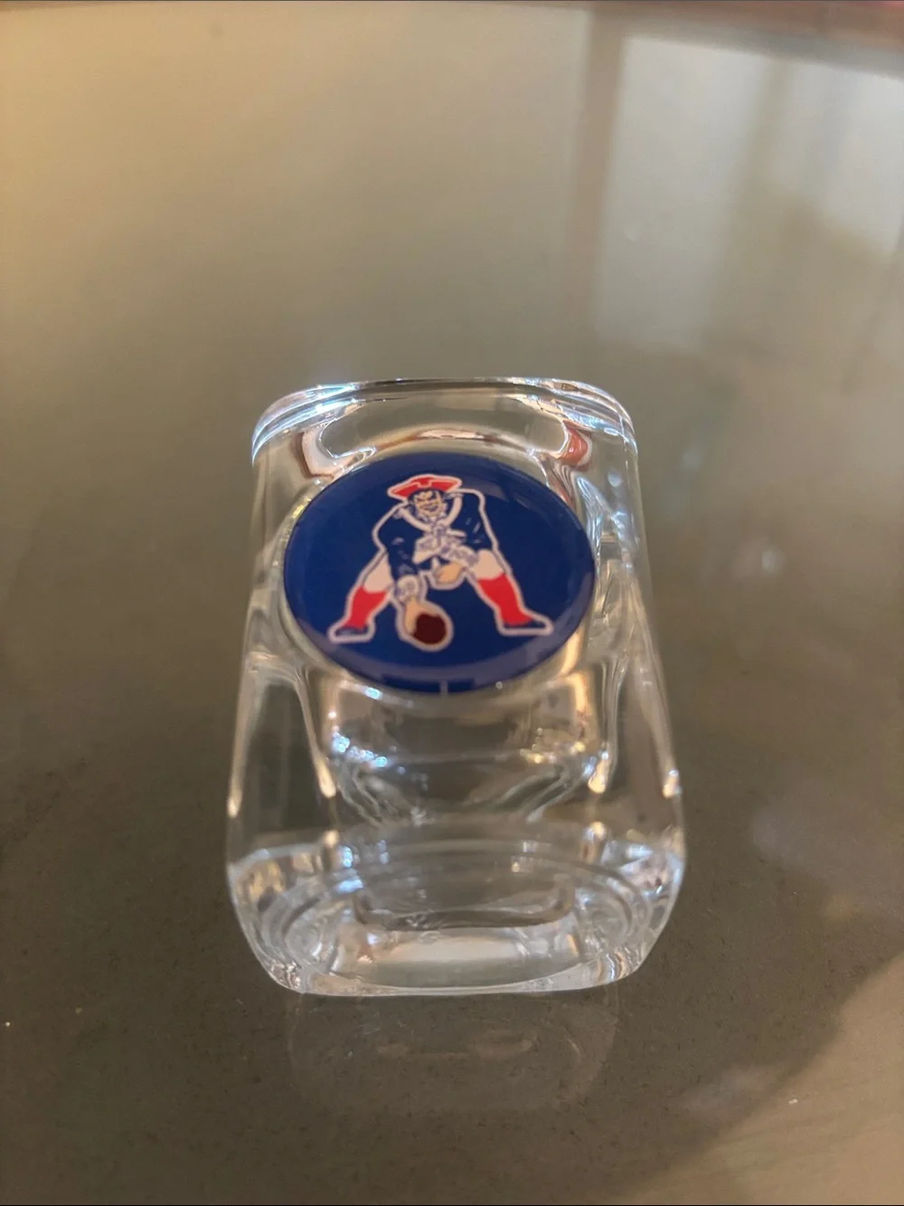 New England Patriots Retro Logo Shot Glass